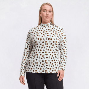 Plus Size Hasting & Smith Long Sleeve Autumn Harvest Tee